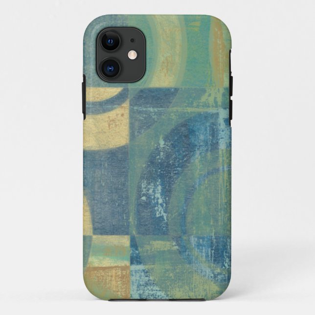 Multicolored Circles & Panels Case-Mate iPhone Case (Back)