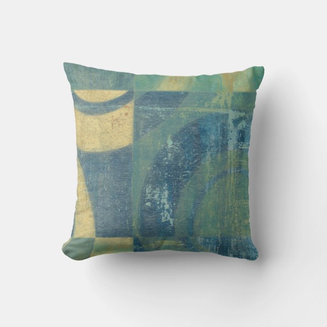 Multicolored Circles & Panels Cushion (Front)