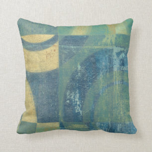 Multicolored Circles & Panels Cushion