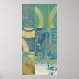 Multicolored Circles & Panels Poster