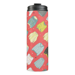 Multicolored, cosy sweaters, warm autumn winter Se Thermal Tumbler