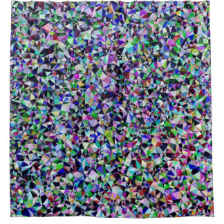 Multicolored Crystals Shower Curtain
