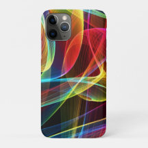 Multicolored Digital Ribbons Pattern
