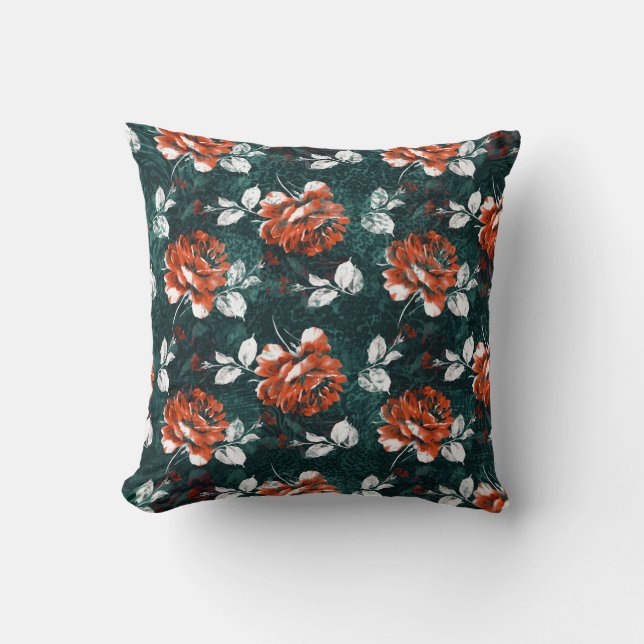 Multicolored Dirty Sub-Batik Texture Cushion (Front)