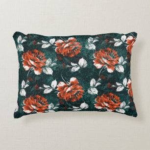 Multicolored Dirty Sub-Batik Texture Decorative Cushion