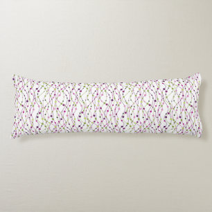 Multicolored dot background body cushion