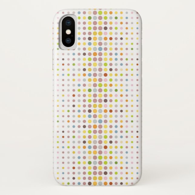 Multicolored dot background Case-Mate iPhone case (Back)