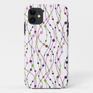 Multicolored dot background iPhone 11 case