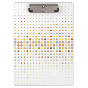 Multicolored dot background clipboard