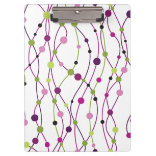 Multicolored dot background clipboard