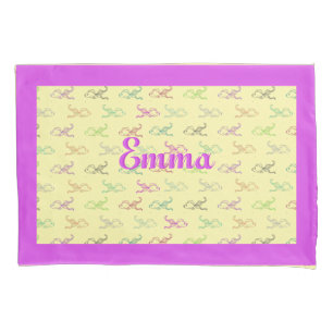 Multicolored Fish Pillow Case