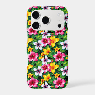 Multicolored Flowers and Leaves Pattern-57577