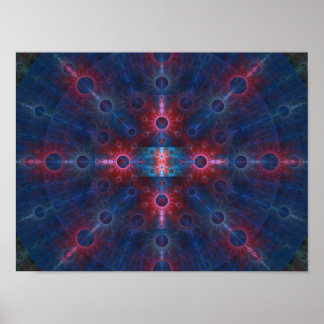 Multicolored Fractal Wall Art