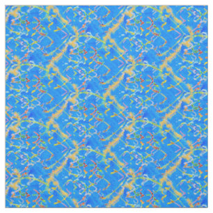 Multicolored Hearts Fabric