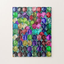 Multicolored Irregular Round