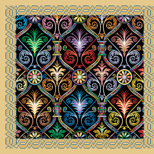 Multicolored Jewel Colour Tote Bag