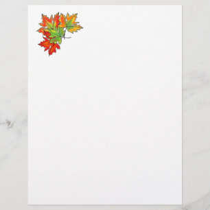 Multicolored Maple Leaves, botanical
