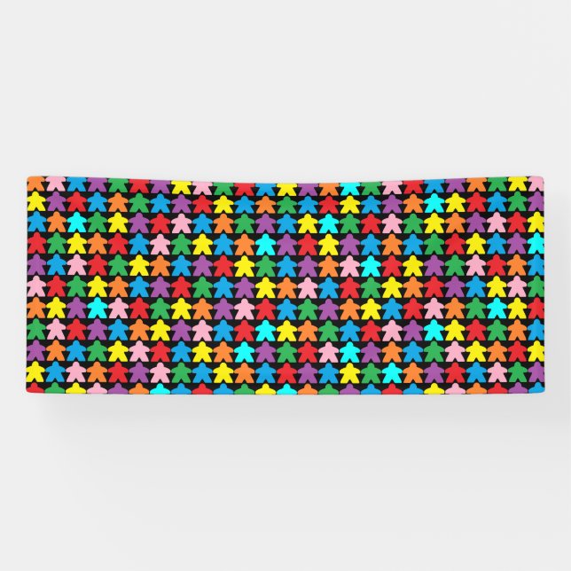 Multicolored Meeples Banner (Horizontal)