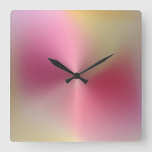 Multicolored Metallic Style Acrylic Wall Clock