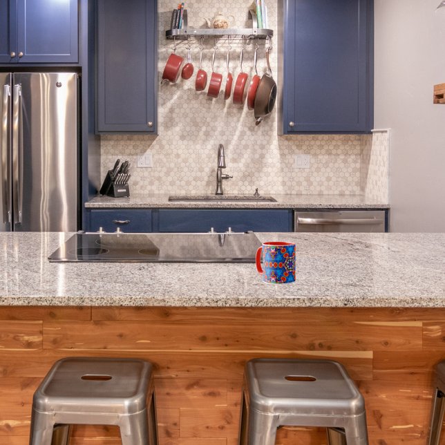 Multicolored oil painting kaleidoscope Two-Tone coffee mug (Creator Uploaded)