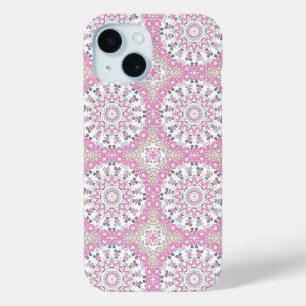 Multicolored ornament mandala kaleidoscope iPhone 15 case
