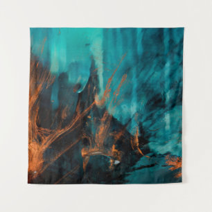 MULTICOLORED PAINTING TAPESTRY