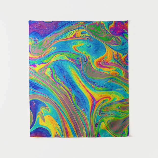 Multicolored painting tapestry (Front)