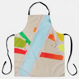 Multicolored paints apron