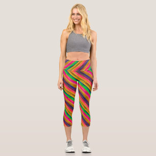 multicolored palettes capri leggings