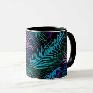 Multicolored Palm Leaves Mug