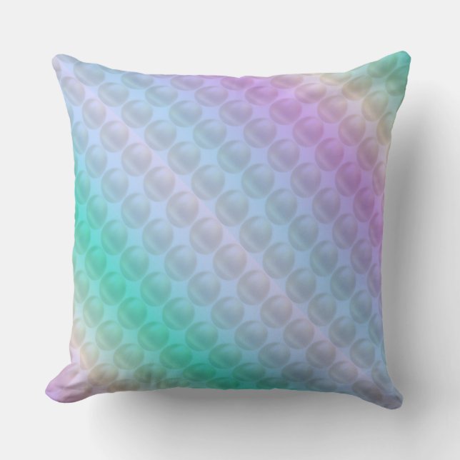 Multicolored Pastel Colour Stripes Cushion (Front)