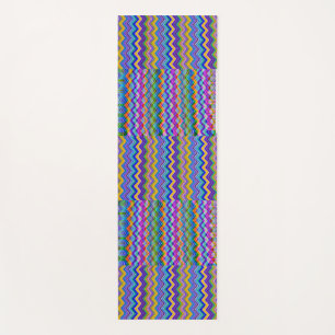 Multicolored pattern on Yoga Mat