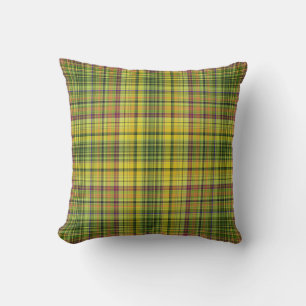 Multicolored Plaid Cushion