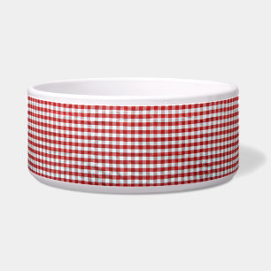 Multicolored Red & White Tablecloth effect