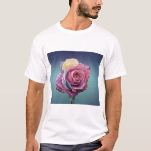 Multicolored Rose T-Shirt