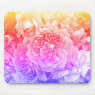 Multicolored Roses, Yellow, Pink, Purple Mouse Pad