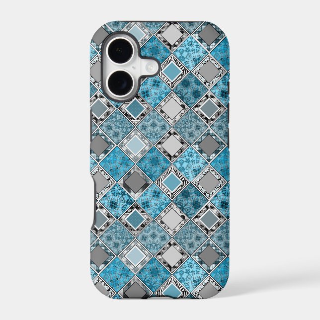 Multicolored , rustic , patchwork , patches   Case (Back)