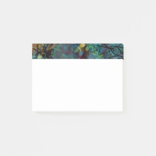 Multicolored Scribbled Abstract Art Post-it Notes