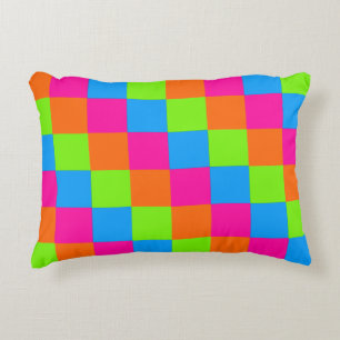 Multicolored Squares 2 Decorative Cushion