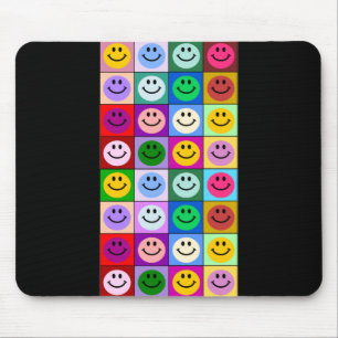 Multicolored Squares Mouse Pad
