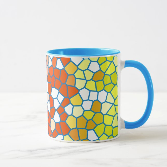 Multicolored Stained Glass Pattern Mug (Right)