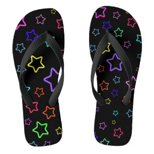 Multicolored Starry Night Thongs