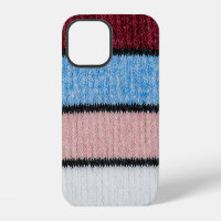 Multicolored Striped Wool: Fabric Texture.