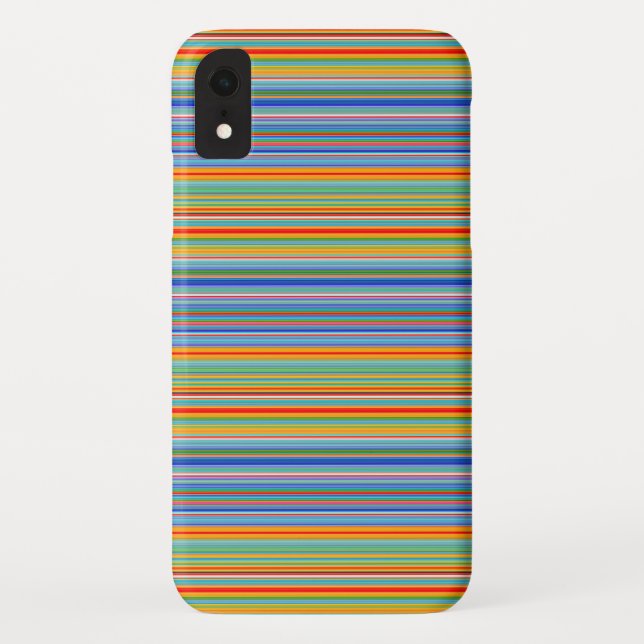 Multicolored Stripes Case-Mate iPhone Case (Back)