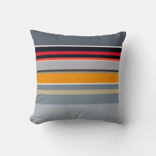 Multicolored Stripes Cushion
