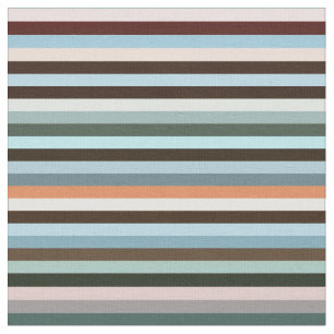 Multicolored Stripes Fabric