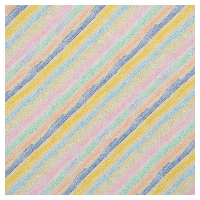 Multicolored Stripes Fabric (Swatch)