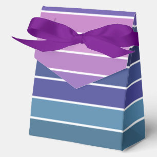 Multicolored Stripes Favour Box