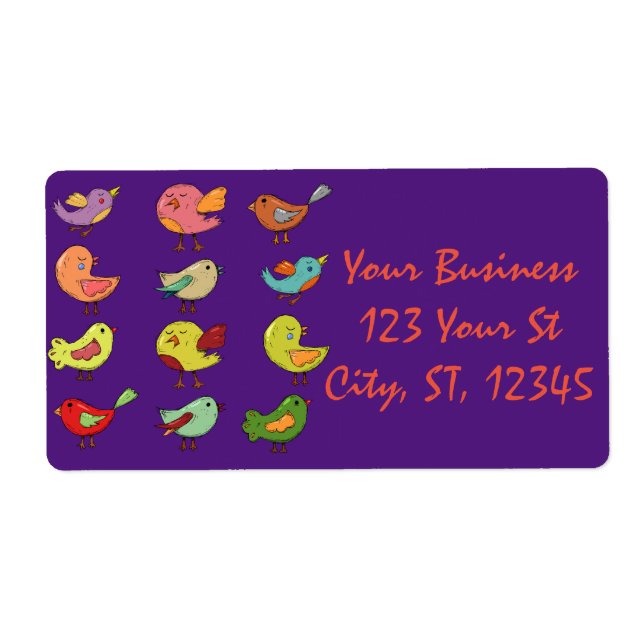 Multicolored Sweet Songbirds Thunder_Cove (Front)