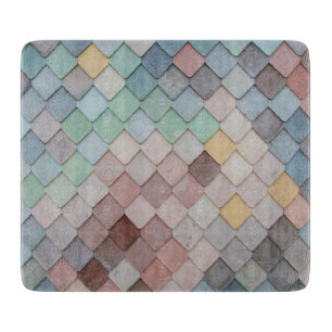 Multicolored Tiles Cutting Board